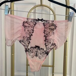 Victoria’s Secret thong with back ruffles